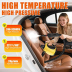 Handheld Steam Cleaner for Home - Pressurized Handheld Steamer for Cleaning with High Pressure, Chemical-Free Multi-Purpose Portable Deep Steam Cleaner for Cleaning Windows, Couch(Yellow)