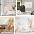 Garment Steamer Rack & Garment Ironing Glove for Clothes,Adjustable Steamer Stand for Clothes,Adjustable Garment Hanger Standing,Foldable Iron stand with Ironing Glove for Steaming Clothes(32-63 Inch)