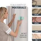 Portable Steamer for Clothes, Travel Garment Steamer for Fabric Wrinkles Remover with Heat-Resistant Glove, 18s Fast Heat-up, 90ml Water Tank, 1200W | Hand Steamer for Home, Office and Travel