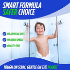 Oh Yuk Deep Shower Cleaner Combo Pack – Includes 1 Spray + 1 Refill (Makes 4 More Bottles) | Targets Soap Scum, Grime & Scale | Shower Wall, Tile & Glass Cleaner | Biodegradable, Vegan, Made in USA