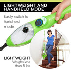 H2O X5 5-in-1 Multi-Purpose Steam Mop, Handheld Steam Cleaner, Adjustable Height, Removable Tank, Large Capacity, Rapid Heat Up, Steam Control, Lightweight, High Pressure