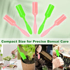 10-Pack Mini Gardening Shovel Spoons, Plastic Garden Soil Scoops for Cultivation Digging Transplanting/Flower Planting/Plant Succulent, Colorful Small Gardening Tools [Pink, Green]