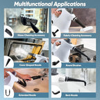 Saker Handheld Steam Cleaner,Portable Steam Cleaner for Home,Powerful 1050W Steam Cleaner Set,Includes 9 Attachments for Quick Heating & Deep Cleaning of Floors, Cars, and Kitchen(5 Fiber Cloths)