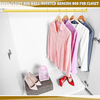 Tandefio Chrome Closet Rod 92 Inch with Oval Closet Rod 6 End Supports for Laundry Room Hanging Clothes Waterproof Shower for Curtains(Gold,2 Sets)