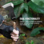 OKNIFE Otacle A1 Mini Multifunctional Hatchet, Rugged, Full Tang, 2-in-1 Hatchet, Comfortable, Non-Slip Grip with Durable Kydex Sheath