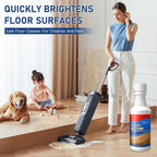 Timeno 2Pcs Floor Restore Polish, Floor Restore Cleaner Spray, Quick-Dry Protective Treatment for Hardwood Laminate Vinyl Bamboo Floors, 5 fl oz (150 ml)