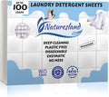 Premium Laundry Detergent Sheets Unscented - 100 Load Eco-Friendly Laundry Strips - Hypoallergenic, Zero-Waste, Plastic-Free - Ideal for Apartments, Dorms, Travel 50ct.