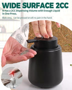 Bosilunlife Black Lotion Dispenser - 12Oz Ceramic Soap Dispenser Bathroom Refillable Liquid Hand Wash Dispenser for Bathroom Kitchen Dish Soap Dispenser with Easy-to-Press Pump