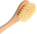 Redecker Curved Dish Brush, Strong Natural Tampico Fiber Bristles, Ergonomic Design with Oiled Beechwood Handle, 9-1/4 Inches, Single Unit, Made in Germany