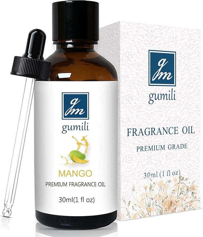 Mango Fragrance Oil, Perfume Oil, Home Scent Oils for Soaps, Candle Making, Dryer Balls, Diffusers, Laundry, Slime -1 oz /30ml