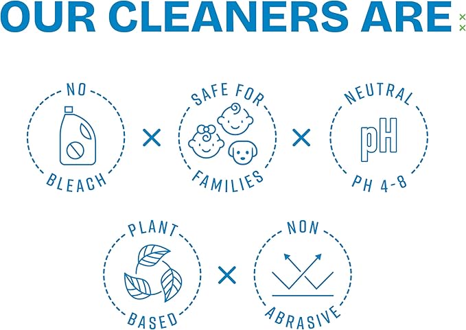 Simpleaf Clean Kitchen Degreaser Cleaner | Refill System Cleaners| Bleach‑Free| Ammonia‑Free|Grease, Oils & Food Soil Remover | Citrus Zest 24oz