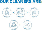 Simpleaf Clean Kitchen Degreaser Cleaner | Refill System Cleaners| Bleach‑Free| Ammonia‑Free|Grease, Oils & Food Soil Remover | Citrus Zest 24oz