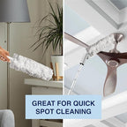 Bona Disposable Duster Refills - 9 Pack - High Performance Dusting System - Microfiber Dusters Remove Dust and Pet Hair for Quick Spot Cleaning