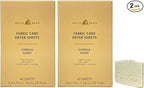 Bath & Body Works Vanilla Suede Fabric Care Dryer Sheets - 2 Boxes (80 Sheets Total) - with a Natural Oats Sample Soap
