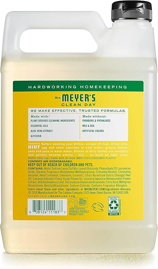 Mrs. Meyer's Dish Variety Pack Scent, 1 Dish Soap, 1 Dish Soap Refill, 2 CT