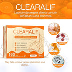 CLEARALIF Laundry Detergent Sheets (320 Loads), Orange,Great For Travel,Apartments, Dorms,CLEARALIF Laundry Detergent Strips Eco Friendly & Hypoallergenic (80 Count, Pack of 2)