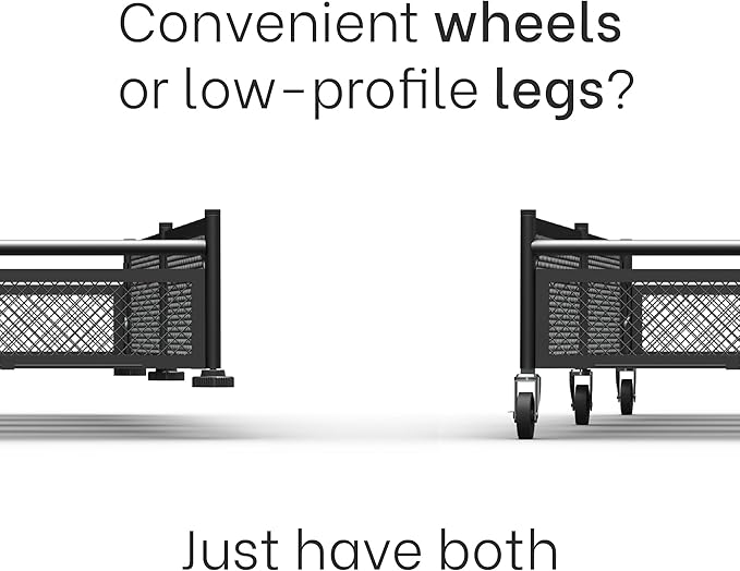 Under Bed Storage with Wheels – XXL 65L Metal Frame Rolling Bin & Shoe Organizer, Large Container 31.5"x23.6" – Ideal for Toys, Bedding & Clothes (pack of 2)