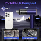 Handheld Car Vacuum Portable Cordless,18000PA High Power Vacuum Cleaner with Brushless Motor.7 in 1 Mini Hand Held Vacuum Rechargeable AirDuster/Blower for Car,Home,Ofice,Pet