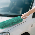 Microfiber Duster with Handle and Washable Duster Head, Dusters for Cleaning,Green, Reusable Cleaning Tool,2PCS