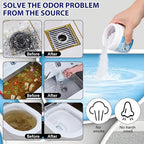 Sink Drain Hair Clog Remover Cleaner,Powerful Unclogging,Toilet Unclogger Heavy Duty,Bathroom Shower Pipeline Dredg (2)