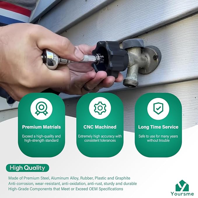 630-8500 Wall Hydrant Complete Service Repair Kit Replaces for Prier 300, 400 & 500 Series Mansfield Style Hydrants for Diamond 300 & 400 Series Wall Hydrants