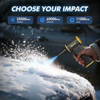 Electric Air Duster - 110,000 RPM Compressed Air Duster, 120W Cordless Air Blower for Computer Keyboard，House, Outdoor & Car, 3-Speed Rechargeable Mini Turbo Fan, Type-C Fast Charge (X113)