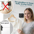 GorillaLine Basic - Retractable Clothesline Indoor Outdoor Clothes Line - Heavy Duty Clothes Drying Laundry Line - Wall Mounted Drying Rack - Air Dry Clothing - 15ft line Max Tighten with GorillaGrip