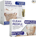 Clean People Ultra Concentrated Laundry Detergent Sheets 32 count & Fabric Softener Dryer Sheets 120 count