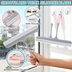 3pcs mini Squeegee Shower Squeegee for Glass Doors, with 3 Adhesive Hooks, Squeegee for Shower Glass Window Cleaning Squeegee Glass Shower Door for Car Window Wiper Mirror Windshield