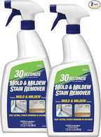 30 SECONDS Mold & Mildew Stain Remover Spray- Indoor & Outdoor Use - 2 Pack (2)