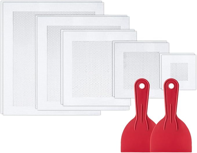 Bates- Drywall Repair Kit, 12 pcs, 2/4/6/8/10 inch, Dry Wall Patch Kits, Plaster Wall Repair Patch Kit, Wall Patch Repair Kit, Drywall Hole Patch, Wall Hole Repair Kit, Drywall Patch Hole