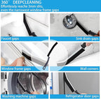 ‌Washing Machine Cleaning Brush Set - 5-Piece Crevice Cleaner & 1-Piece Drum Brush for Front Load Washer | Rubber Seal Scrubber | Tight Space Accessories