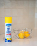 Sprayway Glass Cleaner Lemon Scent Foaming Aerosol Spray, 19oz, Pack of 6 | Ammonia-Free, Streakless, Fast-Acting | Cleans & Polishes Glass Surfaces | Removes Fingerprints, Dust, Dirt, Smoke Film