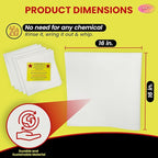 Microfiber Cleaning Cloth "As Seen On TV" 6 Pack - 16" X 16" Lint-Free Cloths for Glass, Window & Cars - Microfiber Towels for Streak Free Cleaning & Shine - Reusable Cleaning Rags - Just Use Water