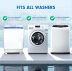Washing Machine Cleaner Tablets and Deodorizer: 24 Pack Laundry Machine Tub Descaler Cleaner, Deep Cleaning Household Pods for HE Front Loader Top Load Washer, Septic-Safe Eco-Friendly - 1 Year Supply