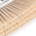 Indoor & Outdoor Brooms, VOOWO 46” Kitchen Broom with Long Handle, Heavy Duty Brooms for Home Kitchen Broom for Office, Angle Brooms for Sweeping with Stainless Steel Handle