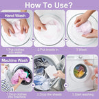 Loopeer 600 Loads Laundry Detergent Sheets Bulk No Leak Laundry Soap Sheets Anti Sensitive Liquidless Laundry Supplies Washing Strips for Home Dorm(Lavender)