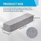 14 Pack Pumice Stone for Toilet Bowl Cleaning, Powerfully Cleans Hard Water Rings, for Cleaning Toilets, Bathtubs, Grills, Swimming Pools, Sinks