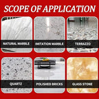 Marble Polishing Paste, Granite Polishing Compound,Marble Polishing Kit, Quartz Cleaner Countertop,Quartz Polish, Granite Sealer and Protectant - Non-Toxic, Streak-Free (2.2LB,1Pce)