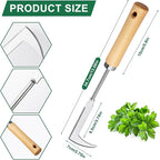 Hand Weeder Tool Garden Weeding Tool, Uprooting Weeding Tool Gardening Weeder Tool, Stainless Steel Gardening Tools for Yard and Garden, 2 Pcs