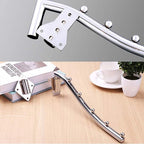 Folding Wall Mounted Clothes Rack, Wall Clothes Hanger Detachable Sturdy Swing Arm Coat Hanger Stainless Steel Clothes Hook Closet Rod Clothing Holder Drying Racks for Bathrooms Laundry Room, 2 Pack