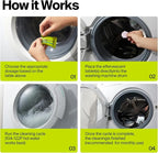 Washing Machine Cleaner Tablets, 24 Pack, Machine Cleaner Tablets, Septic-Safe, Helps Descale and Maintain Drum Cleanliness, 12 Month Supply