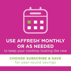 Affresh Cooktop Cleaning Kit, Safe for Glass & Ceramic Cooktops, Includes 5 oz cleaner, 5 pads, 1 scraper (Pack of 2)