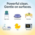 Clorox Free & Clear Cleaning Wipes, Light Lemon Scent, 75 Count, Pack of 3 (Pack May Vary)