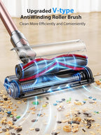 Cordless Vacuum Cleaner Handheld Vacuums 500W/45Kpa Lightweight Stick Vacuums Powerful Suction with 60min Runtime for Home Pet Hair Car