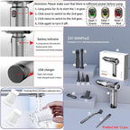 Car Vacuum Portable Cordless, 20000PA 120W 4 in 1 High Power Handheld Cordless Vacuum Cleaner & Air Duster,Air Blower,Multi-Nozzles,Brushless Motor 3-Speed Modes,for Car, Home, Pet,Office & Camping