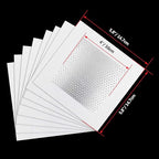 16pcs Drywall Repair Patch Kit, 4" x 4" Self Adhesive Aluminum Wall Repair Patch