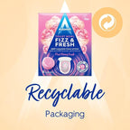 Astonish Foaming Pink Peony Toilet Bowl Cleaner - Deep Cleaning Limescale, Calcium & Rust - No Bottle, Removes Hard Stains - Box of 8 Tablets