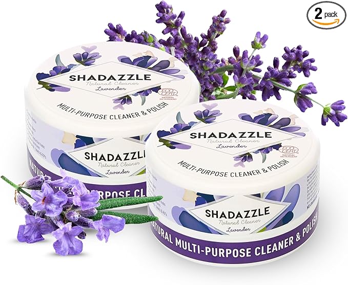 Shadazzle Natural All Purpose Cleaner and Polish – Eco friendly Multi-purpose Cleaning Product (2 Pack, Lavender)