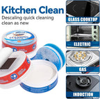 Cooktop Cleaner Paste,the Pink Of Stuff, Miracle All Purpose Cleaning Paste,Easily Remove Burned-On Food, Grease and Watermarks, Leaving Your Glass Cook Top Sparkling 10 oz